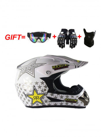 Off-road Full Covered Motorcycle Helmet 37x37x37cm