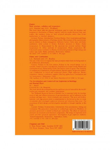 Chemistry Of Hydrocarbon Combustion Paperback