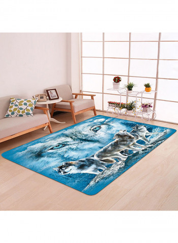 Creative Animal Pattern Print Anti-skid Mat Multicolour 150x180centimeter
