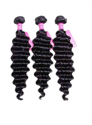 3-Bundles Human Hair Black