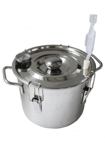 Handmade Stainless Steel Water Copper Home Purifier Silver 32.00 x 25.00 x 32.00cm