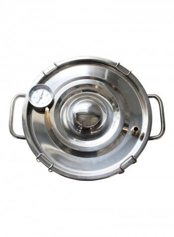 Handmade Stainless Steel Water Copper Home Purifier Silver 32.00 x 25.00 x 32.00cm