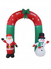 Decorative Inflatable Santa Claus And Snowman Arch Multicolour reviews Decorative Inflatable Santa Claus And Snowman Arch Multicolour