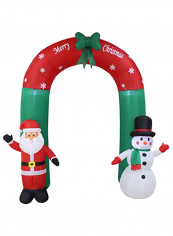 Decorative Inflatable Santa Claus And Snowman Arch Multicolour reviews Decorative Inflatable Santa Claus And Snowman Arch Multicolour