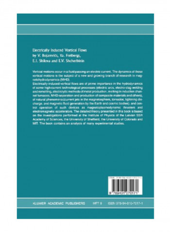 Electrically Induced Vortical Flows Paperback