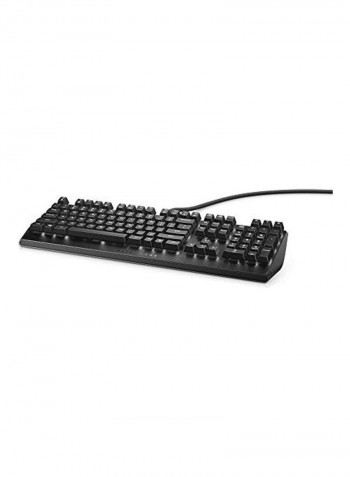 Mechanical Gaming Keyboard With Cherry MX Red Switches, Per-Key LED, USB Passthrough And Media Control