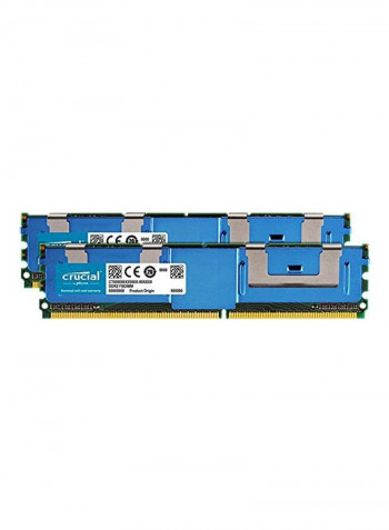 2-Piece DIMM DDR2 RAM Set 8GB Blue