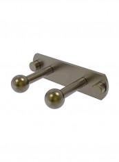 Prestige Skyline Collection 2-Position Multi Peg Decorative Hook Gold 5.5x3x1.5inch