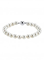 Silver Plated Pearl Studded Bracelet