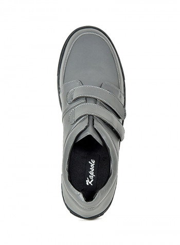 Velcro Low Top Sneaker Grey