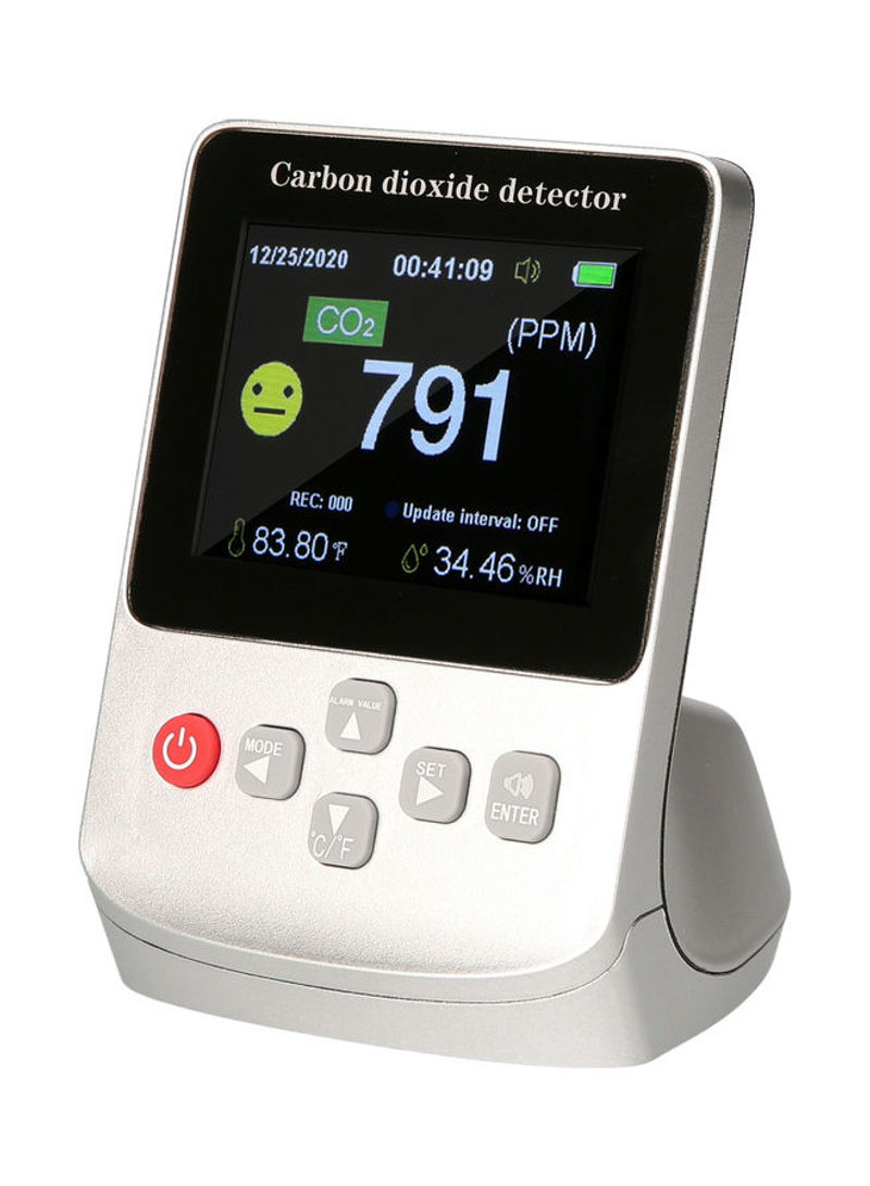 Carbon Dioxide Detector Silver 18.00 x 12.00 x x14.50cm
