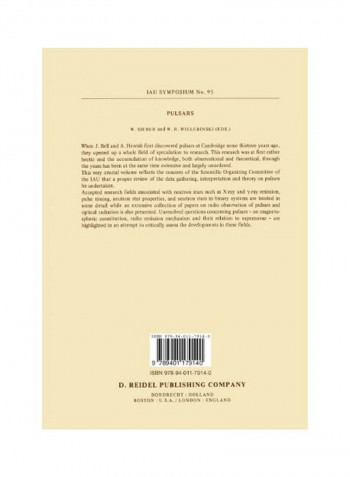 Pulsars: 13 Years OF Research On Neutron Stars Paperback