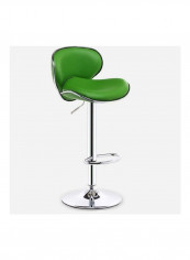 Lift High Foot Chair Green/Black/Silver 45x40x34cm