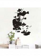 Wall Sticker Fashion Flowers Pattern Black reviews Wall Sticker Fashion Flowers Pattern Black