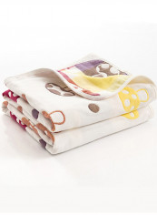 Mushroom Printed Baby Blanket