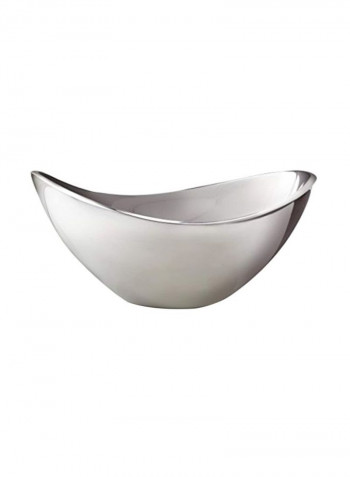 Butterfly Shaped Bowl Silver 9inch