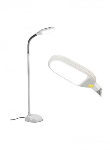 Litespan LED Craft Floor Lamp White 10.2x9x61inch