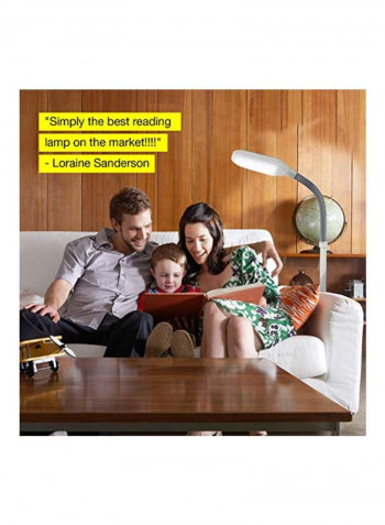 Litespan LED Craft Floor Lamp White 10.2x9x61inch