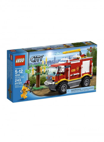 243-Piece City Fire Truck Building Set