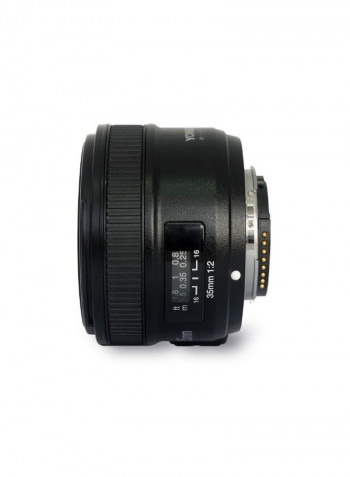 AF 35mm f/2 Wide Angle Fixed Lens For Nikon DSLR Camera Black