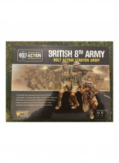 Bolt Action British 8th Army Western Desert Starter Army Pack 12 x 9 x 4inch