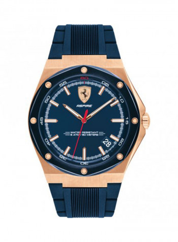 Men's Rubber Analog Wrist Watch  830667