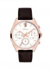Men's Leather Chronograph Wrist Watch 830504