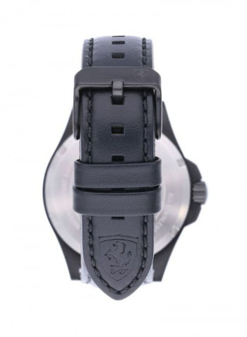 Men's Pilota Leather Analog Watch 830525