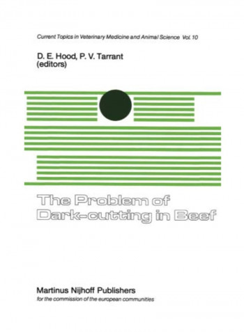 The Problem Of Dark-Cutting In Beef Paperback