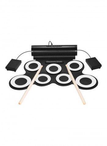 Portable Digital Stereo Electronic Drum Set