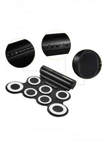 Portable Digital Stereo Electronic Drum Set