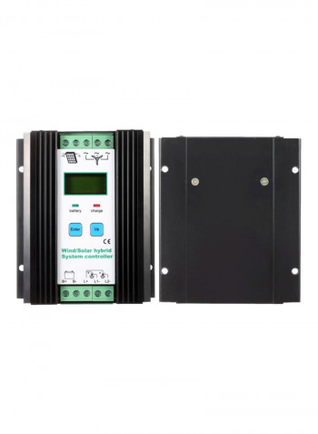 LCD Economic PWM Wind Solar Hybrid System Controller Black 165x140x64millimeter