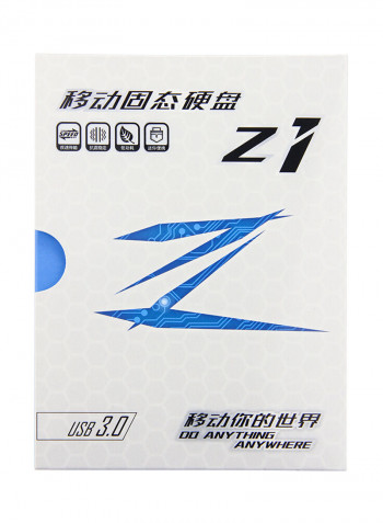 Netac Z1 USB 3.0 Portable External Hard Drive 512غيغابايت أسود