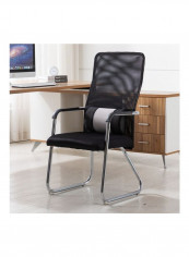Thick Breathable Mesh Conference Chair Black 72 x 53 x 19cm