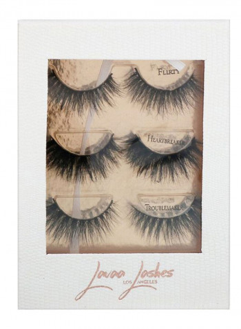 Pair Of 3 The Three Besties False Eyelashes Black