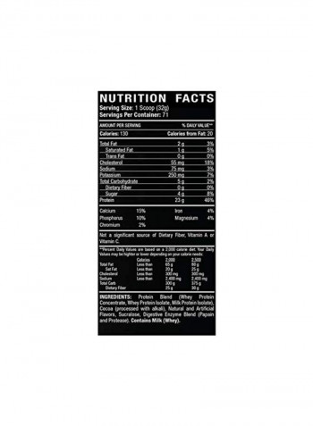 Whey Protein Powder - Chocolate Milkshake Flavored