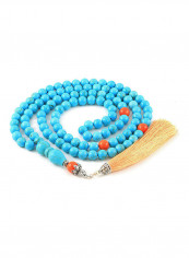 Howlite Turquoise Mala