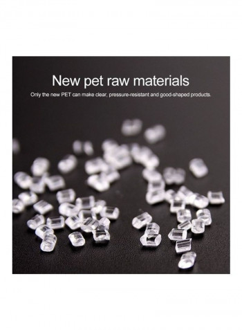 100-Piece Box Set Clear 6x12x13cm