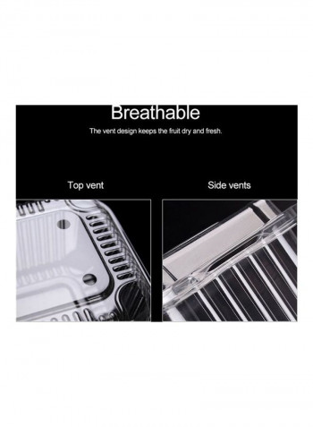 100-Piece Box Set Clear 6x12x13cm
