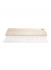12-Piece Plastic Bristles Smoother Brush Beige/White 12inch