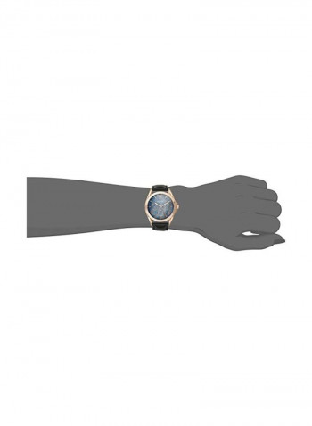 Women's Water Resistant Leather Analog Watch AS8191BKR