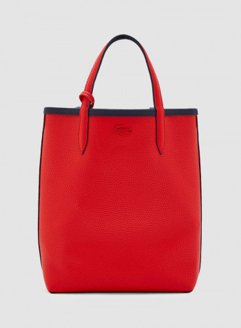 Anna Reversible Tote Bag Navy NAVY/RED