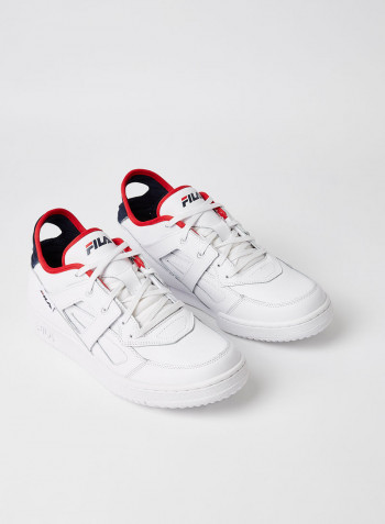 Cage Low Sneakers White /Navy/Red