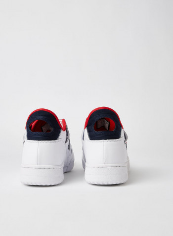 Cage Low Sneakers White /Navy/Red