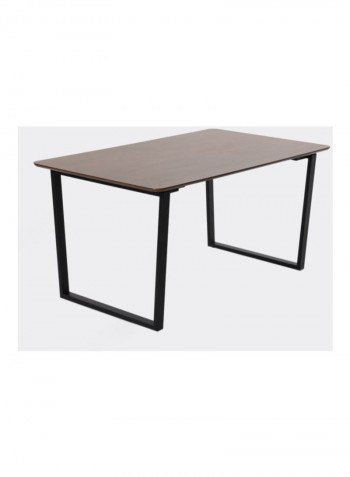 Renca Dining Table Brown/Black 150x75x90centimeter