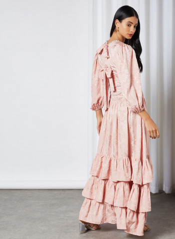 Wine and Dine Maxi Dress Pink