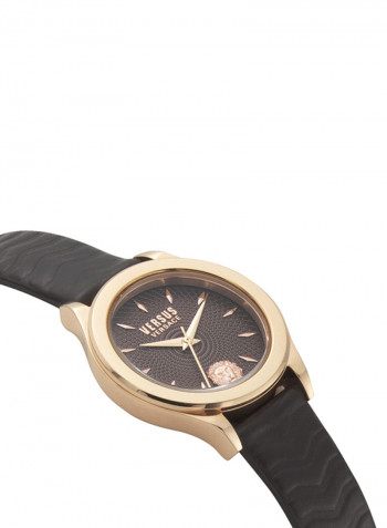 Women's Leather Analog Wrist Watch V WVSP560418