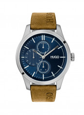 Men's Discover Leather Chronograph Wrist Watch 1530083