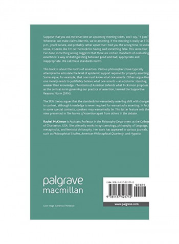 The Norms Of Assertion: Truth, Lies, And Warrant Hardcover