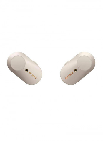 WF-1000XM3 Noise Cancelling Truly Wireless Headphones with Mic Platinum Silver